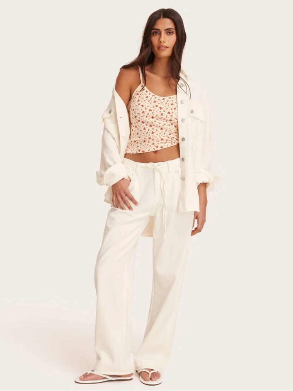 NWT Parke x Target Wide-Leg Drawstring Pants